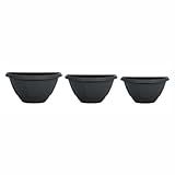 Kit Com 10 Vasos De Parede Meia Lua Para Jardim Vertical -Grande-