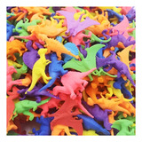 Kit Com 100 Bichos Gel Dinossauro Animais Que Cresce Na Água