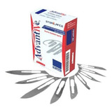 Kit Com 100 Lamina Bisturi Advantive Número 15 Podologia
