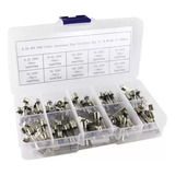 Kit Com 100 Peças Fusível De Vidro 5x20mm 250v