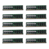 Kit Com 10x Memórias Desktop 2gb Ddr3 Positivo 800mhz,667mhz