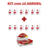 Kit Com 12 Agrosil 6 Milhões Pó   Diluente Antibiótico 15ml