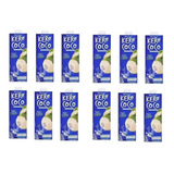 Kit Com 12 Água De Coco Esterilizada Kero Coco Caixa 1 Litro