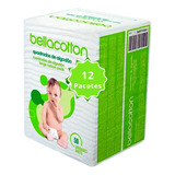 Kit Com 12 Algodão Bebê Quadrado Bellacotton