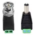 Kit Com 12 Conector - 8 Bnc Borne + 4 P4 Macho - Para Cftv Borne Câmera Cftv Para Cabo Plug Adaptador