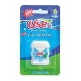 Kit Com 12 Fio Dental Dentes Sabor Menta Leve 25 M Atacado