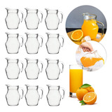Kit Com 12 Jarras Vidro Para Suco 500ml Bar E Restaurantes Cor Transparente