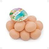 Kit Com 12 Ovos Indez De Plástico De Galinha Para Estimular Produção De Ovos Ou Para Decoração