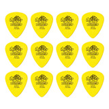 Kit Com 12 Palhetas Dunlop Tortex Standard Usa 0 73mm
