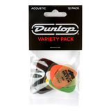 Kit Com 12 Palhetas Dunlop Variety