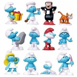 Kit Com 12 Pçs Os Smurfs