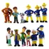 Kit Com 12 Peças O Bombeiro Sam Figura Ação Em Pvc 7cm