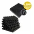 Kit Com 12 Placas Acusticas 50x50x2   Anti Ruidos Sonoros