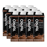 Kit Com 12 Yopro Danone 15g Proteina Chocolate Zero Lactose