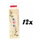 Kit Com 12x Esteiras Sudare Bambu