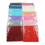 Kit Com 144 Mini Rosinhas De Eva Artificial Decoração