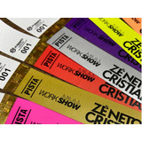 Kit Com 150 Un Pulseiras 150 Un Ingresso Personalizadas
