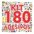 Kit Com 180 Adesivos Figurinhas Pra Bike Carro Moto Capacete