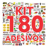 Kit Com 180 Adesivos