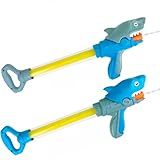 Kit Com 2 Arminha De Água Super Tubarão Para Praia Piscina Infantil