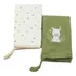Kit Com 2 Babinhas Hug Zebra Big Friends Bege E Verde
