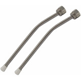 Kit Com 2 Bicos 15cm Inox Para Doceiras Churros Profissional