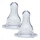 Kit Com 2 Bicos Mamadeira Silicone Universal Original Kuka