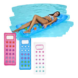 Kit Com 2 Bóias Colchões Infláveis Para Piscina 1 88mx71cm