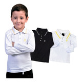Kit Com 2 Camiseta Polo Infantil