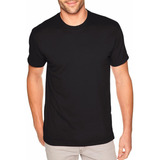 Kit Com 2 Camisetas Básicas Modelagem Regular 100  Algodão