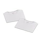 Kit Com 2 Camisetas Masculinas Básicas Branco M