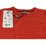 Kit Com 2 Camisetas Tigor T  Tigre Vermelha E Azul Algodão