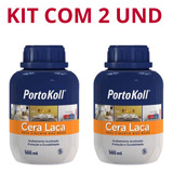 Kit Com 2 Cera Laca Cimento Queimado 500ml Portokoll