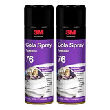 Kit Com 2 Cola Adesivo Spray Tapeceiro 76 3m