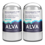 Kit Com 2 Desodorantes Alva Cristal