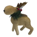 Kit Com 2 Enfeite Rena De Isopor 15 Cm Decoração De Natal
