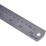 Kit Com 2 Escala Métrica Régua De Aço Inox Graduada 60cm