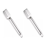 Kit Com 2 Escamador Limpador Remove Escamas Do Peixe Inox