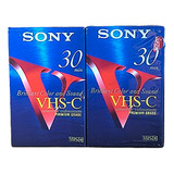 Kit Com 2 Fitas Vhs c Para Gravação Virgens Lacradas