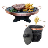 Kit Com 2 Fondue 1 De Carne 37 Cm E Outro De Queijo 1 5 L