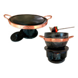 Kit Com 2 Fondue 1 De Carne E Outro De Queijo 1 5 L E 31 Cm