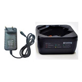 Kit Com 2 Fonte E Base Compartivel Rádio Motorola Dtr 720
