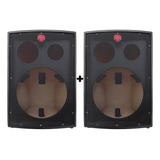 Kit Com 2 Gabinete Caixa Som Tree Way 12 Polegadas 3 Vias