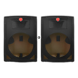 Kit Com 2 Gabinete Caixa Som Tree Way 15 Polegadas 2 Vias