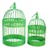 Kit Com 2 Gaiola Provençal  83061 Ferro 02 Verde Grande 42cm