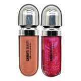 Kit Com 2 Gloss Labial Sarahs Beauty Lip Glos Brilho Kiko