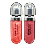 Kit Com 2 Gloss Labial Sarahs Beauty Lip Glos Brilho Kiko