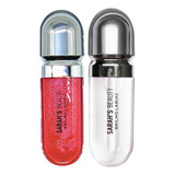 Kit Com 2 Gloss Labial Sarahs Beauty Lip Glos Brilho Kiko