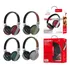 Kit Com 2 Headphones Bluetooth Ka-933 Anatel Estéreo Couro