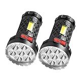 KIT COM 2 Lanternas LED Recarregável-Claro Lateral Para Aventura-Ambientes Externos MT099
